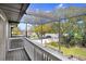 Back patio/balcony area with fencing at 1331 Abbey Crescent Ln, Clearwater, FL 33759