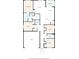 Floor plan of a home with multiple bedrooms, bathrooms, and living spaces at 31879 Treasure Dock Isle, Wesley Chapel, FL 33545