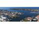 Breathtaking aerial shot showcasing the inter-coastal waterway, a neighborhood and the ocean at 6327 Sunset Bay Cir, Apollo Beach, FL 33572
