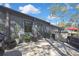 A lovely patio with pavers and a sliding glass door, with plants as decor at 6395 Pinestand Ct, Spring Hill, FL 34606