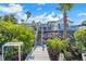 Spacious backyard leads down to the waterfront and private dock at 6606 Dolphin Cove Dr, Apollo Beach, FL 33572