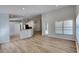 Bright living room with new floors, recessed lighting and neutral paint at 6805 Winslow St, Sarasota, FL 34243