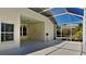 Relaxing screened-in patio with fan and plenty of space for outdoor living at 6805 Winslow St, Sarasota, FL 34243