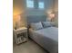 Comfortable bedroom featuring a plush bed, side tables and lamps at 953 Crosswind Ave, Sarasota, FL 34240