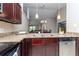 Kitchen with granite countertops and stainless steel appliances at 14501 Brambie Ct, Tampa, FL 33624