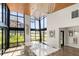 Bright lounge area with modern furniture and large windows overlooking the community at 14925 Promenade Pkwy, Odessa, FL 33556