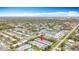 The real estate property from the sky. Arrow points to the location at 1655 S Highland Ave # G164, Clearwater, FL 33756