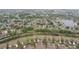 A lovely aerial view of the neighborhood at 2243 Worthington Greens Dr, Sun City Center, FL 33573