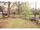 Expansive backyard showcasing lush greenery and mature trees, creating a serene and private outdoor retreat at 25590 Olympia Rd, Brooksville, FL 34601