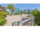 Fun splash pad area with water slide and play features, perfect for Gathering entertainment and community enjoyment at 30280 Southernwood Ct, Wesley Chapel, FL 33543