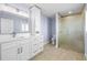 Bathroom featuring vanity and shower at 330 176Th Avenue Cir, Redington Shores, FL 33708