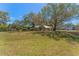 Home's exterior featuring well-maintained lawn and mature trees at 37350 Neighbors Path, Zephyrhills, FL 33542