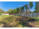 Backyard featuring a garden with raised beds and ample sunlight at 37350 Neighbors Path, Zephyrhills, FL 33542