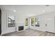 Bright living room featuring a fireplace, recessed lighting and new windows at 502 W Hanna Ave, Tampa, FL 33604