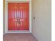 Inviting double front doors offer a warm entrance to the home at 7309 Night Heron Dr, Land O Lakes, FL 34637