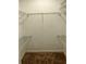 Spacious walk-in closet with ample storage shelving at 105 S Obrien St # 216, Tampa, FL 33609