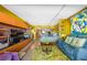 Bright and cheerful studio apartment with full-size bed, living area, and ocean view at 1270 Gulf Blvd # 905, Clearwater Beach, FL 33767