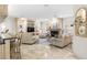 Comfortable living room featuring a fireplace, custom built-ins and neutral colors at 1314 Jumana Loop, Apollo Beach, FL 33572