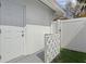 Exterior door and privacy fence at 2312 Tudor Ln, Clearwater, FL 33763