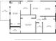 Detailed floor plan showcasing the layout of the home, including room dimensions at 2379 Finlandia Ln # 21, Clearwater, FL 33763