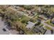 Overhead shot of the neighborhood showcasing the lush, tree-lined streets at 4814 Edmund Ct, Dover, FL 33527