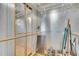 Unfinished storage area with some wire shelving and vinyl flooring at 4814 Edmund Ct, Dover, FL 33527
