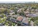 Aerial view featuring beautiful homes, lush trees, and a stunning skyline in the distance at 518 33Rd N Ave, St Petersburg, FL 33704