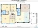 Detailed floor plan showcasing the layout of the home with labeled rooms and dimensions for easy visualization at 525 Lamara Ne Way, St Petersburg, FL 33704