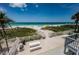 Spectacular beach view perfect for relaxing or entertaining guests with a well-maintained patio at 614 Gulf Blvd # 4, Indian Rocks Beach, FL 33785