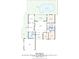 Detailed floor plan showcasing the layout of the property, including room dimensions and overall square footage at 11712 Palmer Dr, Tampa, FL 33624