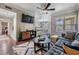 Inviting living area with television, adjacent breakfast bar, and lots of natural light at 1810 E Palm Ave # 4304, Tampa, FL 33605