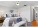 Comfortable bedroom with a white bed, soft textures, and ample natural light at 222 Mar St, St Pete Beach, FL 33706