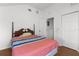 Bedroom featuring a bed and ample closet space at 3609 Flamingo Blvd, Hernando Beach, FL 34607
