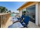 Relax on the sunny balcony with outdoor seating and enjoy stunning views of the ocean and surrounding area at 479 E Shore Dr # 8, Clearwater, FL 33767