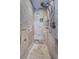 Modern tile shower with sleek fixtures and convenient built-in shelving at 479 E Shore Dr # 8, Clearwater, FL 33767