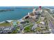 High-rise complex with community pool, tennis courts, parking and bay views on the intercoastal waterway at 5220 Brittany S Dr # 309, St Petersburg, FL 33715