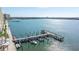 Community boat dock and fishing pier with boat slips and stunning bay views at 5220 Brittany S Dr # 309, St Petersburg, FL 33715