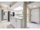 A modern kitchen with stainless steel appliances and granite countertops at 5220 Brittany S Dr # 309, St Petersburg, FL 33715