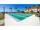 Enjoy outdoor games at the community's shuffleboard court, surrounded by palm trees at 5220 Brittany S Dr # 309, St Petersburg, FL 33715