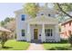 Charming two-story home with a light gray exterior, inviting front porch, and well-manicured lawn at 5337 6Th N Ave, St Petersburg, FL 33710