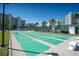 Shuffleboard courts for residents' enjoyment and recreation, located near parking at 7963 Sailboat Key Blvd # 601, St Pete Beach, FL 33707