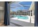 Enclosed pool featuring a screened lanai, offering privacy and protection for year-round enjoyment at 12406 Bristol Commons Cir, Tampa, FL 33626