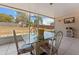 Covered patio perfect for outdoor entertaining and enjoying the backyard view at 13191 Siam Dr, Spring Hill, FL 34609