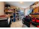 Well-organized storage room with ample shelving for all your storage needs at 13191 Siam Dr, Spring Hill, FL 34609