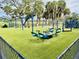 Enjoy this amazing playground with unique structures and climbing features in a well-maintained outdoor area at 1620 58Th Ave. S. # 1, St Petersburg, FL 33712