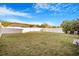 Large, fenced backyard with lush lawn and room for recreation and play at 20427 Carolina Cherry Ct, Tampa, FL 33647