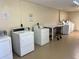 Clean and well-maintained community laundry room with multiple washers and dryers at 215 Valencia Blvd # 205, Belleair Bluffs, FL 33770