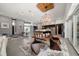 Open concept living area features modern dining, seating and kitchen spaces at 217 Manatee Rd, Belleair, FL 33756
