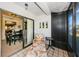 Enclosed patio with view to dining room is perfect for relaxation and quiet games at 2749 Countryside Blvd # 28, Clearwater, FL 33761