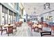Spacious dining room with stylish décor and ample seating for residents at 407 Feltham Trl # A, Sun City Center, FL 33573